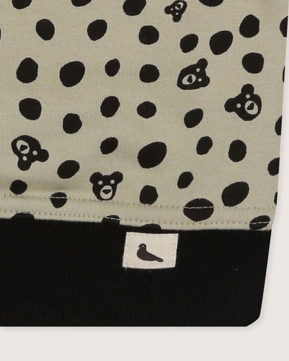 Grey Spotty Bear Print Sweatshirt - Image 5