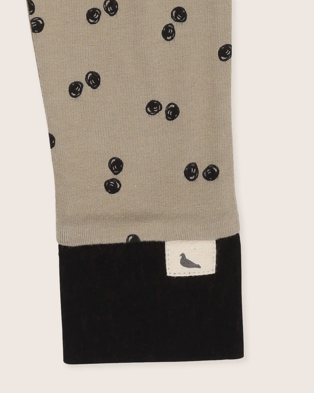 Brown Peapod Print Leggings - Image 5