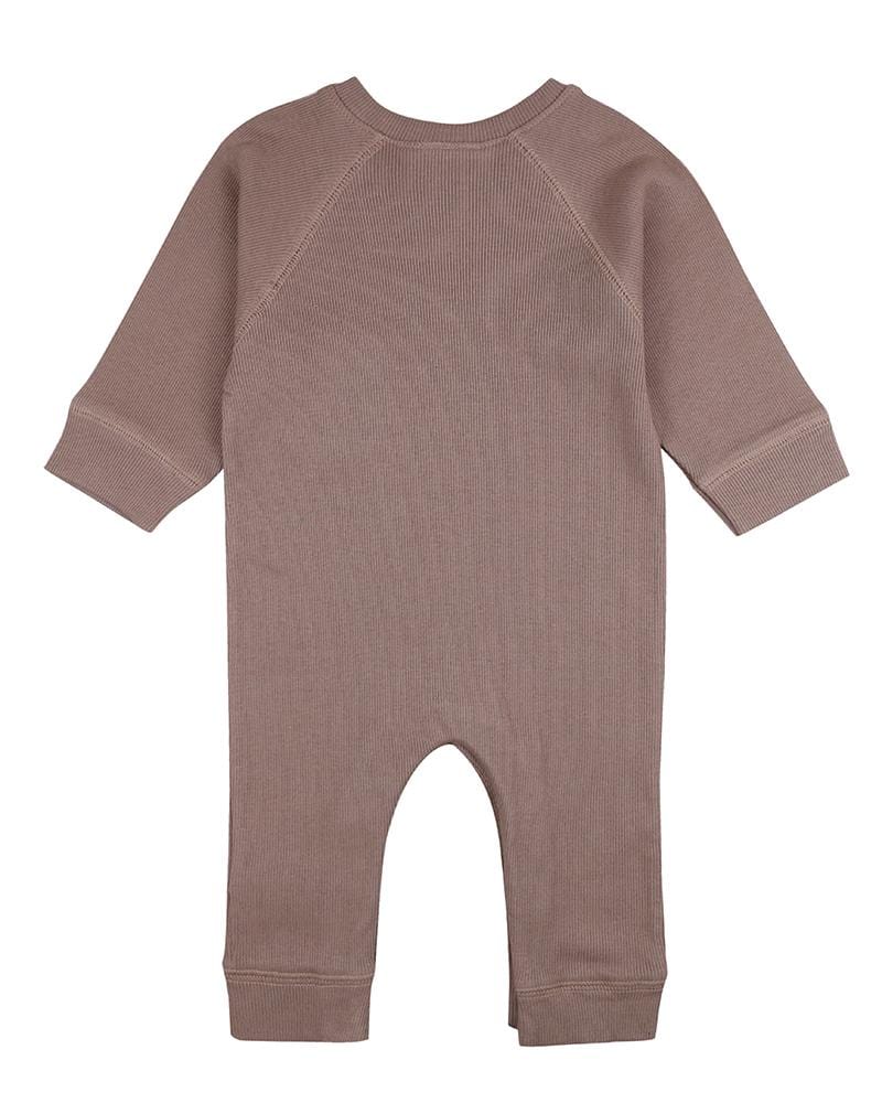 Brown Rib Romper - Image 5